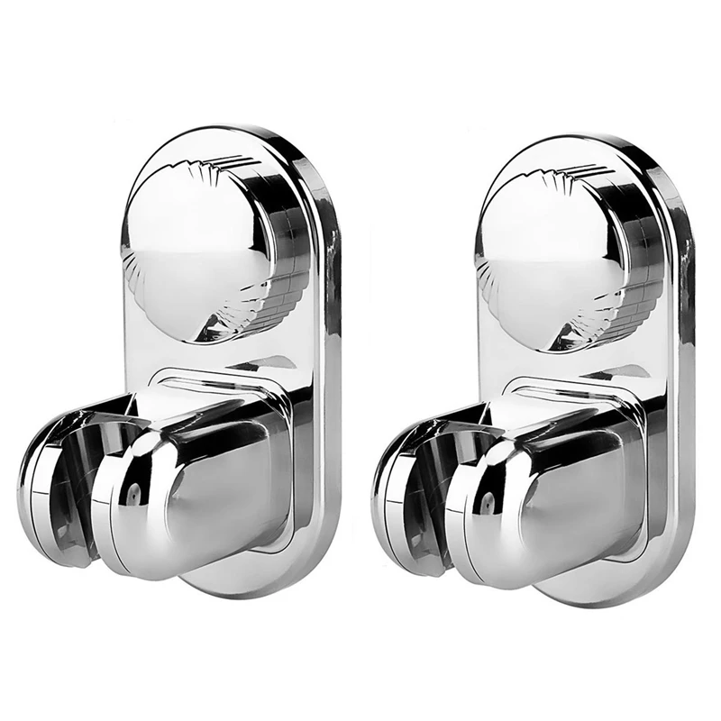 

2X 5 Mode Angle Adjustable Shower Head Holder, Super Power Vacuum Suction Cup Handheld Shower Bracket