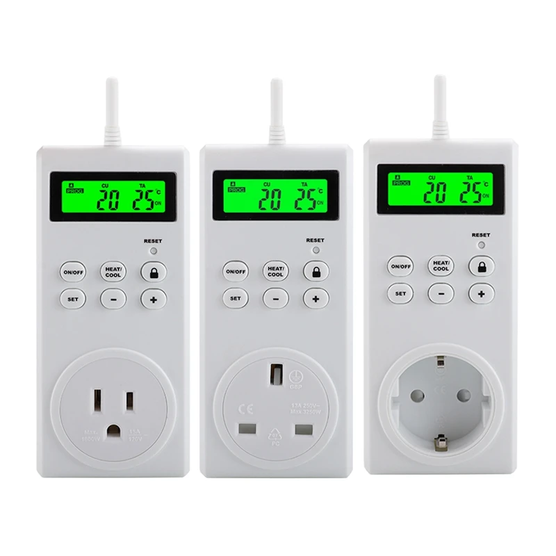

Thermostat Socket Digital Electric Thermostat Regulator Temperature Controller Socket Outlet Timer Switch