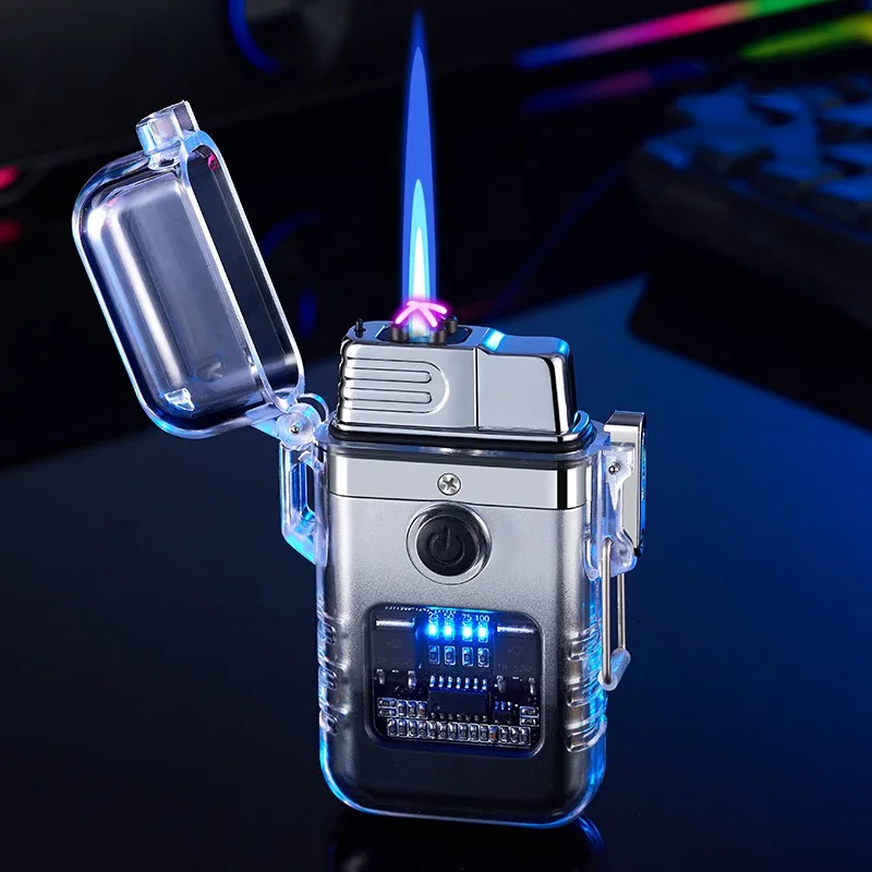 

Electric Gas Lighter Electronic Cigarette Smoking Windproof Plasma Arc Rechargeable Usb Camping Unusual Gadgets For Men