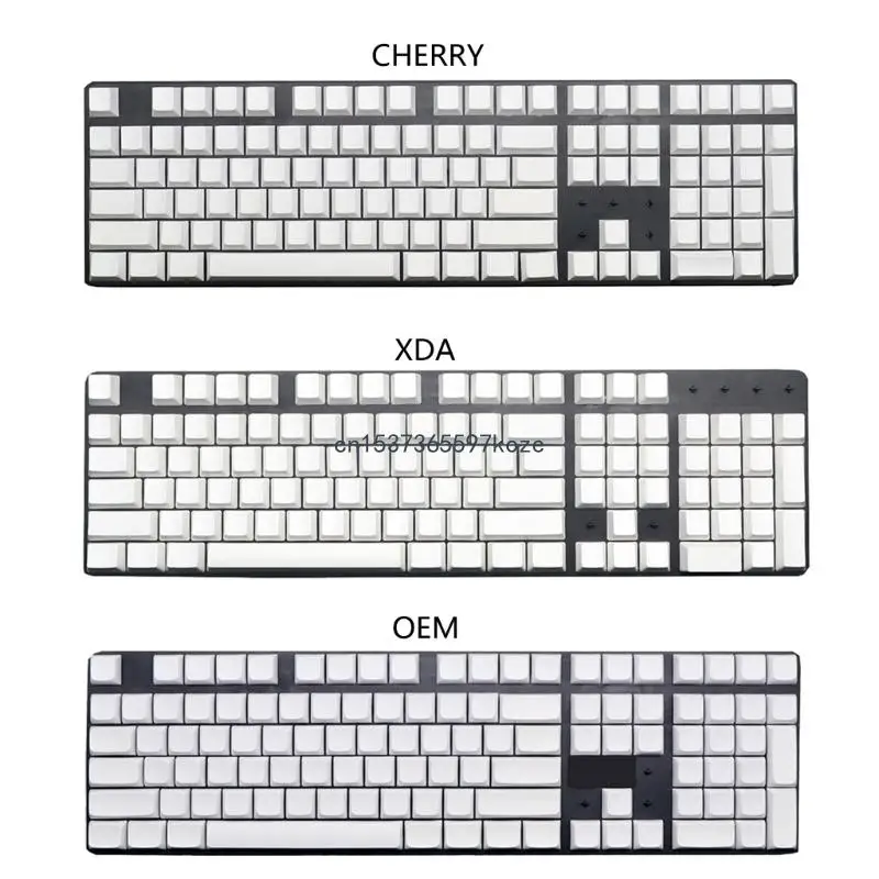 

108 клавиатура без гравировки PBT OEM XDA для переключателей Cherry MX