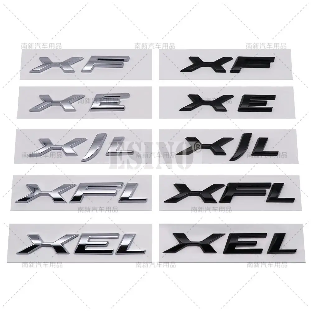 

Автомобильный Стайлинг XE XEL XF XFL XJ XJL 3D ABS хромированная эмблема автомобильный значок наклейка автомобильный аксессуар для Jaguar XE XEL XF XFL XJ XJL