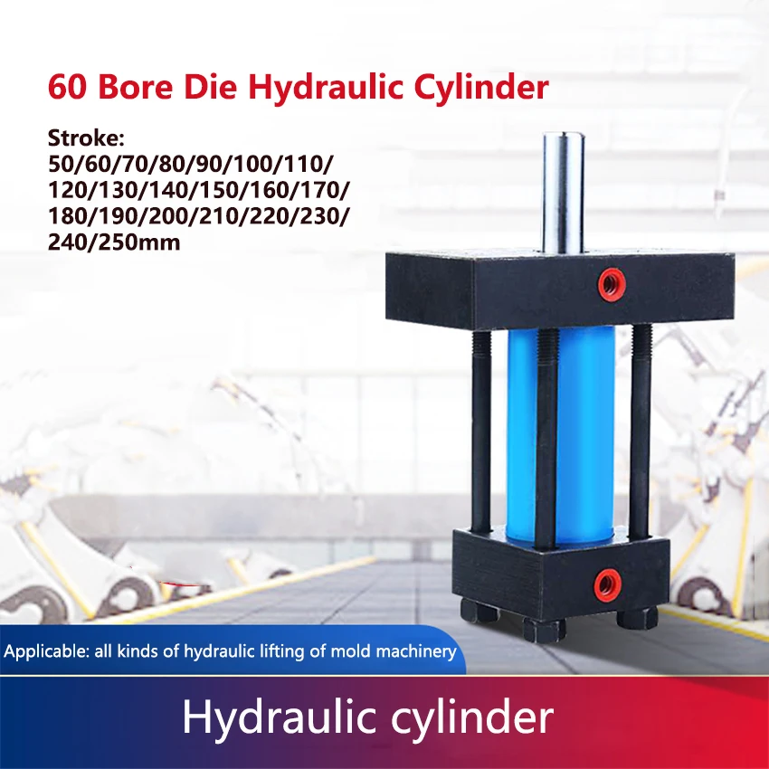 

50-250mm Stroke ZG1/4 Hydraulic Cylinder 60mm Bore Die Hydraulic Oil Cylinder High Temperature Resistant Die-casting Cylinder