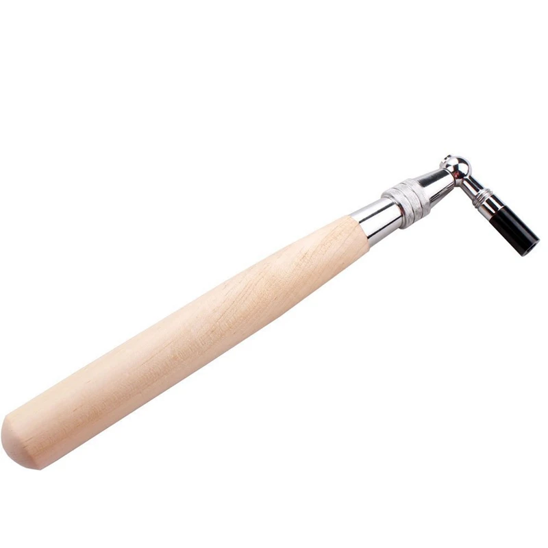 

Professional Wooden Wrench L-Shaped Piano Metal Tuner Wrench Hammer