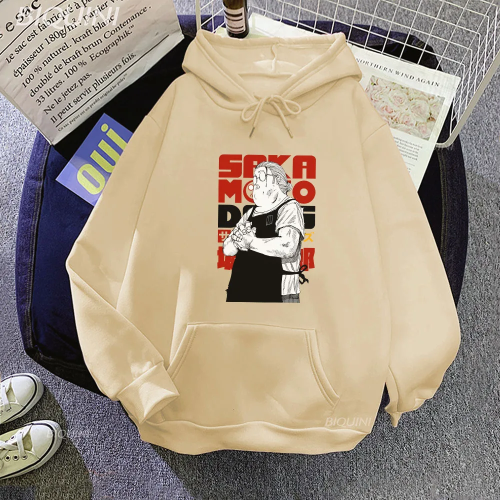 

Anime Sakamoto Days Hoodies for Man Woman Cartoon Graphic Sweatshirts Hot Selling Sudadera Y2k Loose Lounge Wear Cloth Harajuku