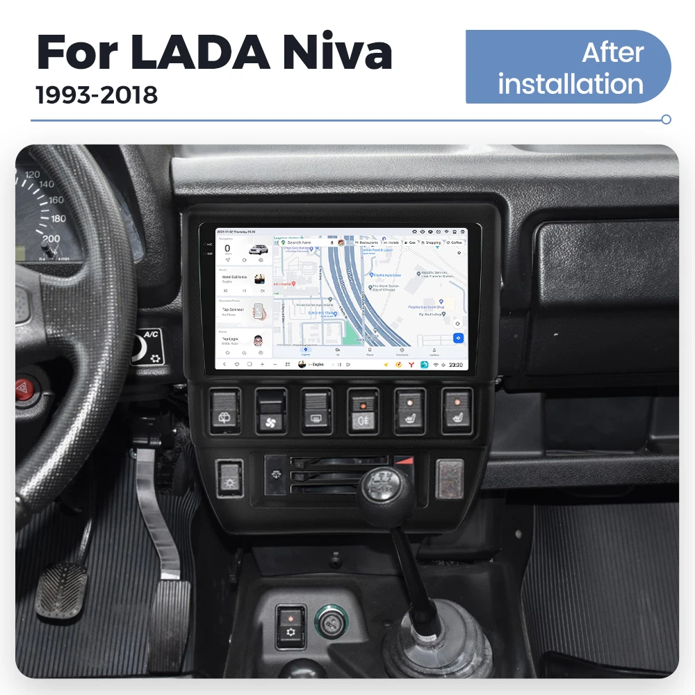 DUDU7 A7870 DSP Android 13 Автомобильный радиоплеер Интеллектуальные системы для Lada Niva 1993-2017