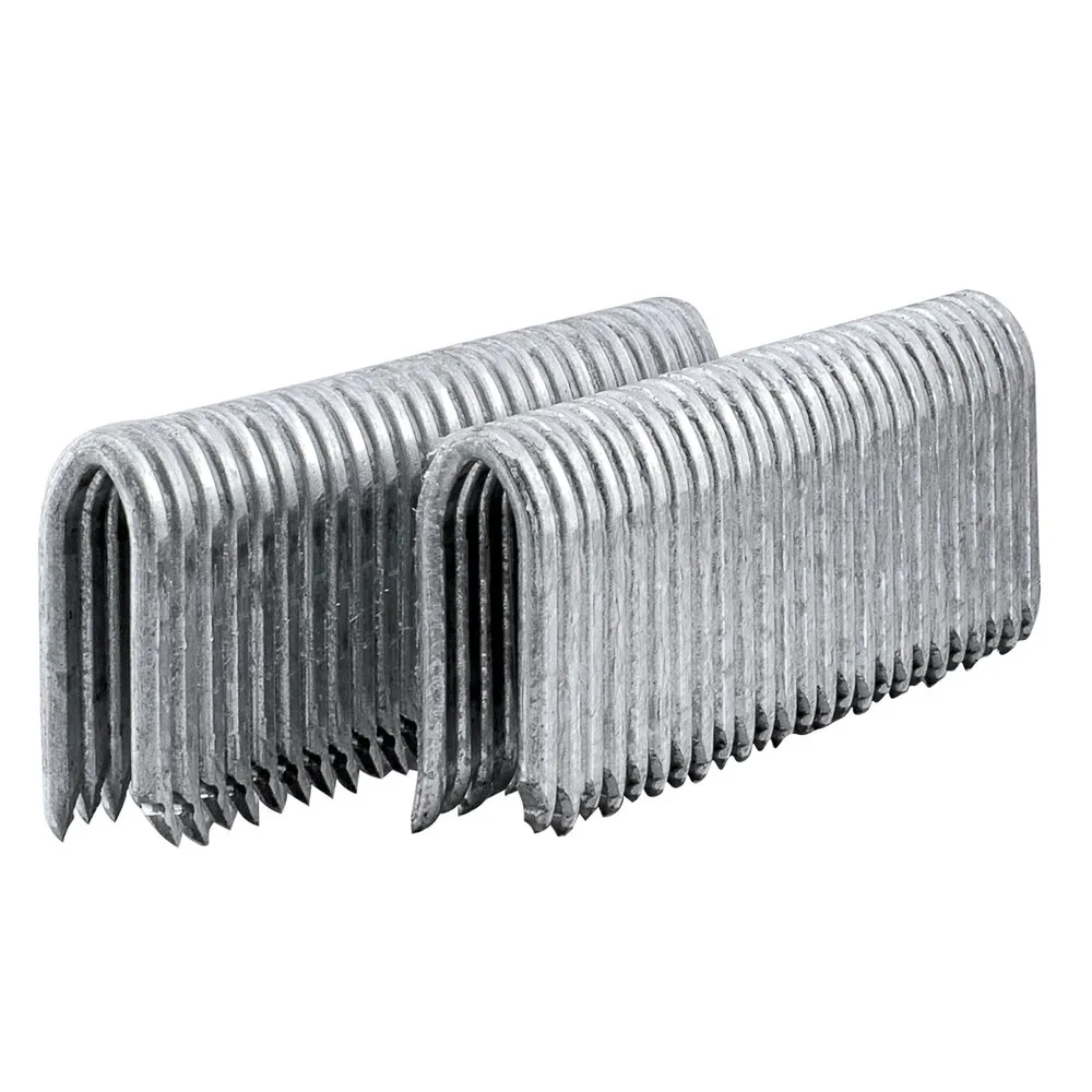 FS105G125 1,500-Piece 10.5 Gauge 1-1/4 in. Glue Collated Barbed Fencing Staple Set