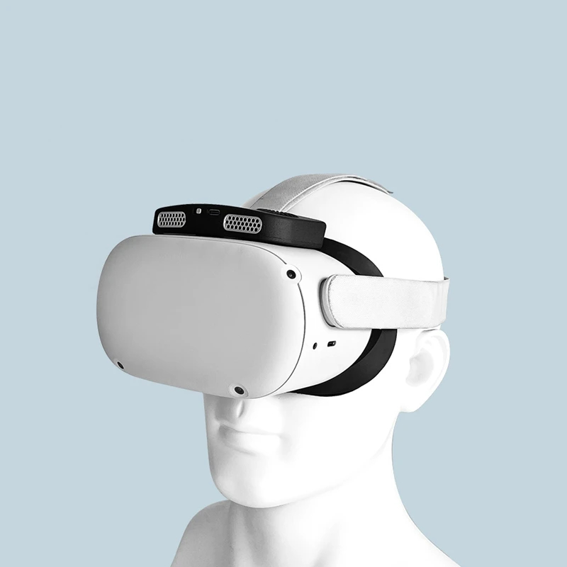Маска циркуляции воздуха с вентилятором для Oculus Quest 2 вентилятор двойным приводом