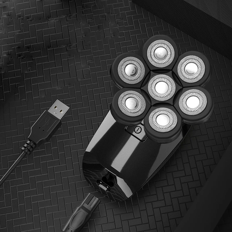 Новинка электронная бритва 7D для мужчин водонепроницаемая с плавающей головкой