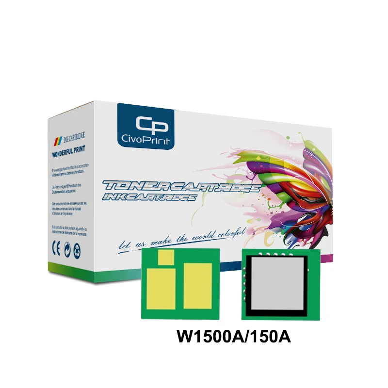 

Чип для картриджа с тонером 0,975 K W1500A 150A для HP LaserJet M111 M111w M111a MFP M141 M141w M141a чипы для сброса порошка черного принтера