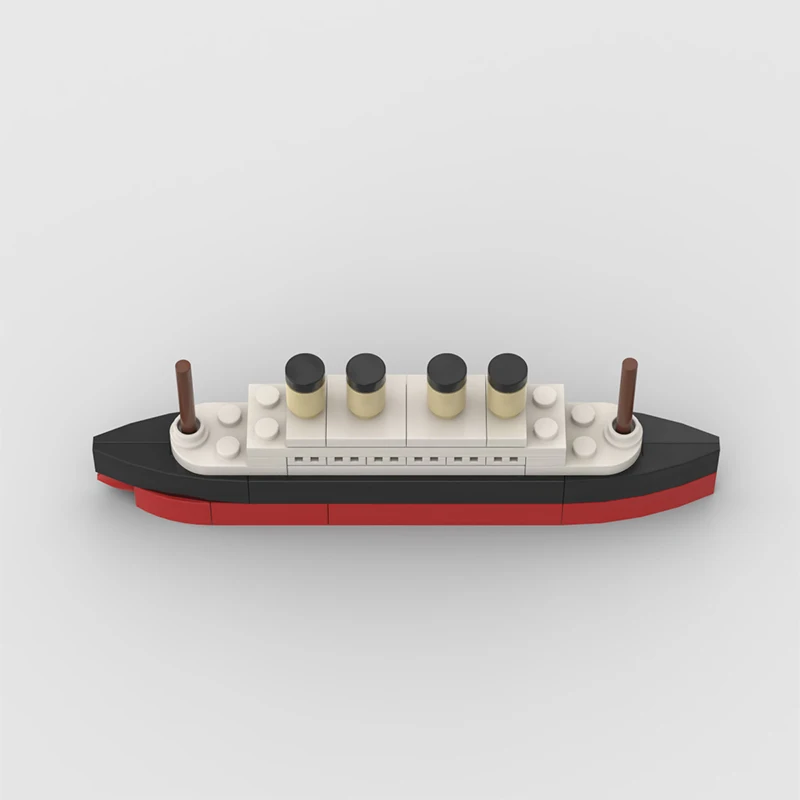 Строительные блоки MOC RMS 56 шт. строительные корабль 3D фотография розы история