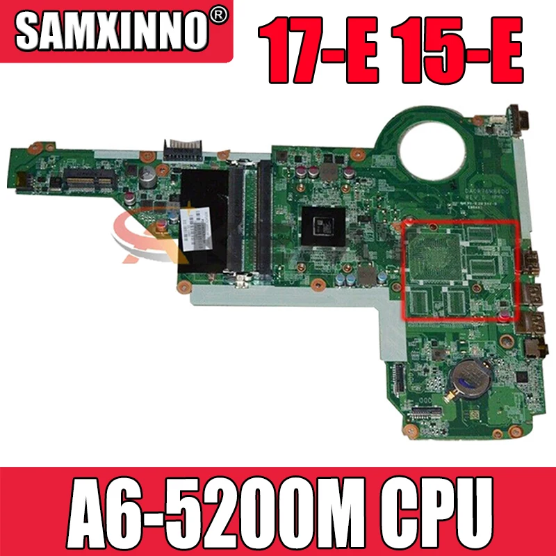 

For HP Pavilion 17-E 15-E 749968-001 749968-501 Laptop Motherboard A6-5200M DA0R76MB6D0 749968-501 Motherboard 100% Tested ok