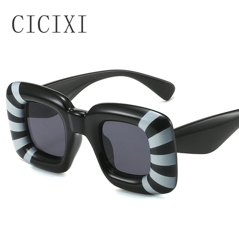 

CICIXI Retro Oval Luxury Sunglasses Shades for Women Fashion Mirror Punk Y2k Coating Goggle Men Sun Glasses Gafas De Sol