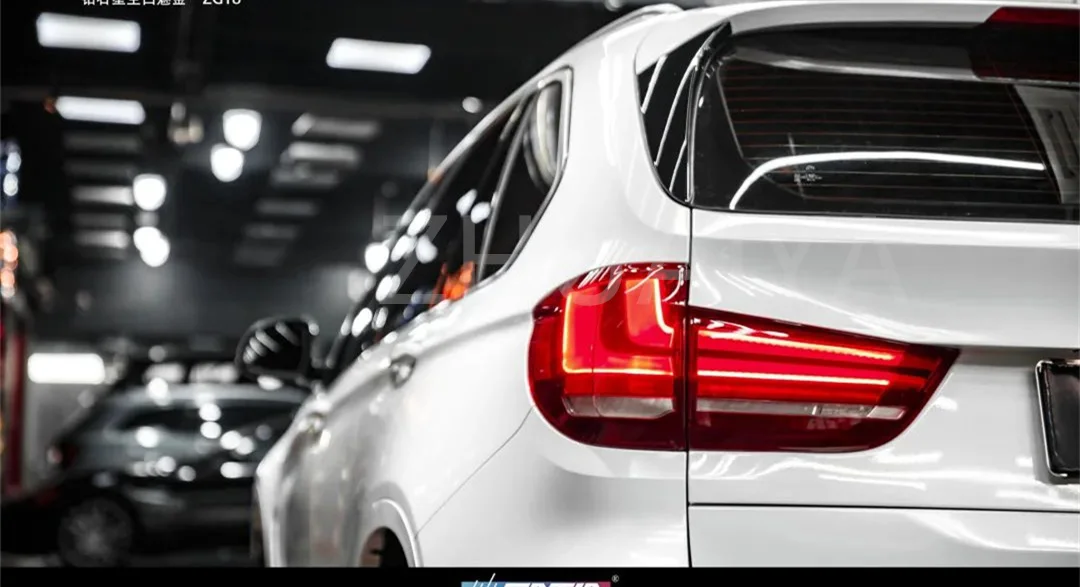 ZHUAIYA жемчужная Бриллиантовая белая виниловая пленка для обертывания яркая 152*18 м