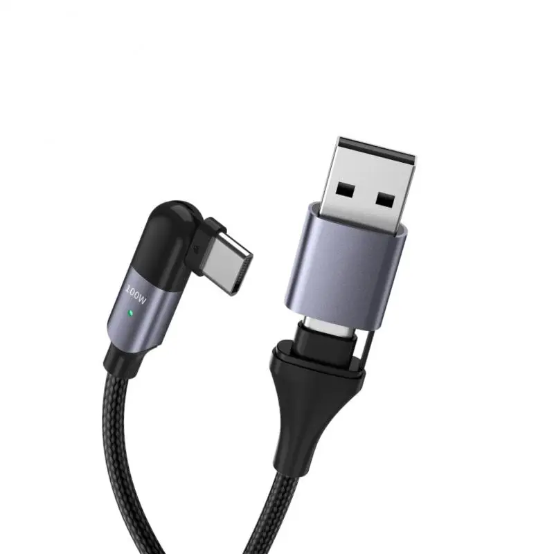 

Rotating Data Cable Usb Wire Cord Charger Cable PD 60W Pd 60w Portable Type-c To Usb Cable Phone Accessories Aluminum Alloy