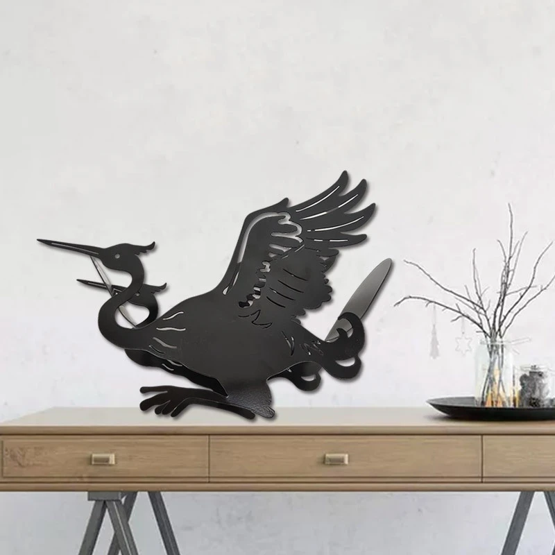 

Toilet Paper Roll Holder Bathroom Kitchen Accessories Tissue Storage Stand Rack Cast Iron Roll Storage Crane Bird Shaped