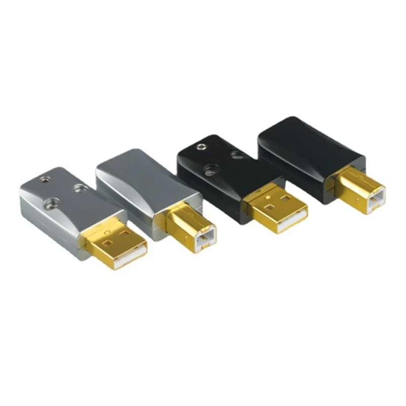 

USB-разъем 2,0 из алюминиевого сплава, разъем A B, сварные декодеры «сделай сам», штекер кабеля для передачи данных