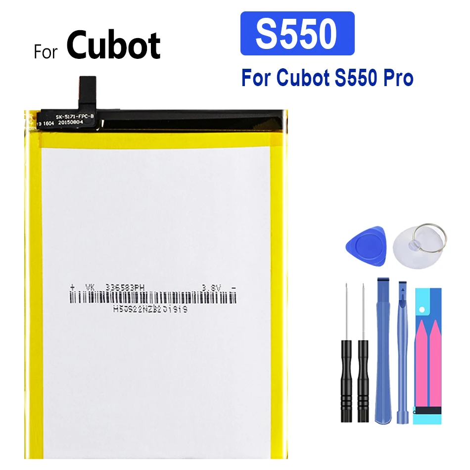 

3000mAh Battery For Cubot S550 S550 Pro High Quality Batterij + Track NO