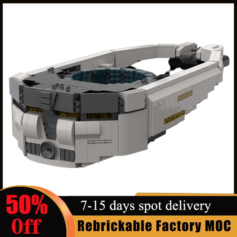 

1418pcs Ori Warship Customized Space View Building Block MOC-126363 Model Aldult DIY Kids Toy Educational Xmas Birthday Gifts
