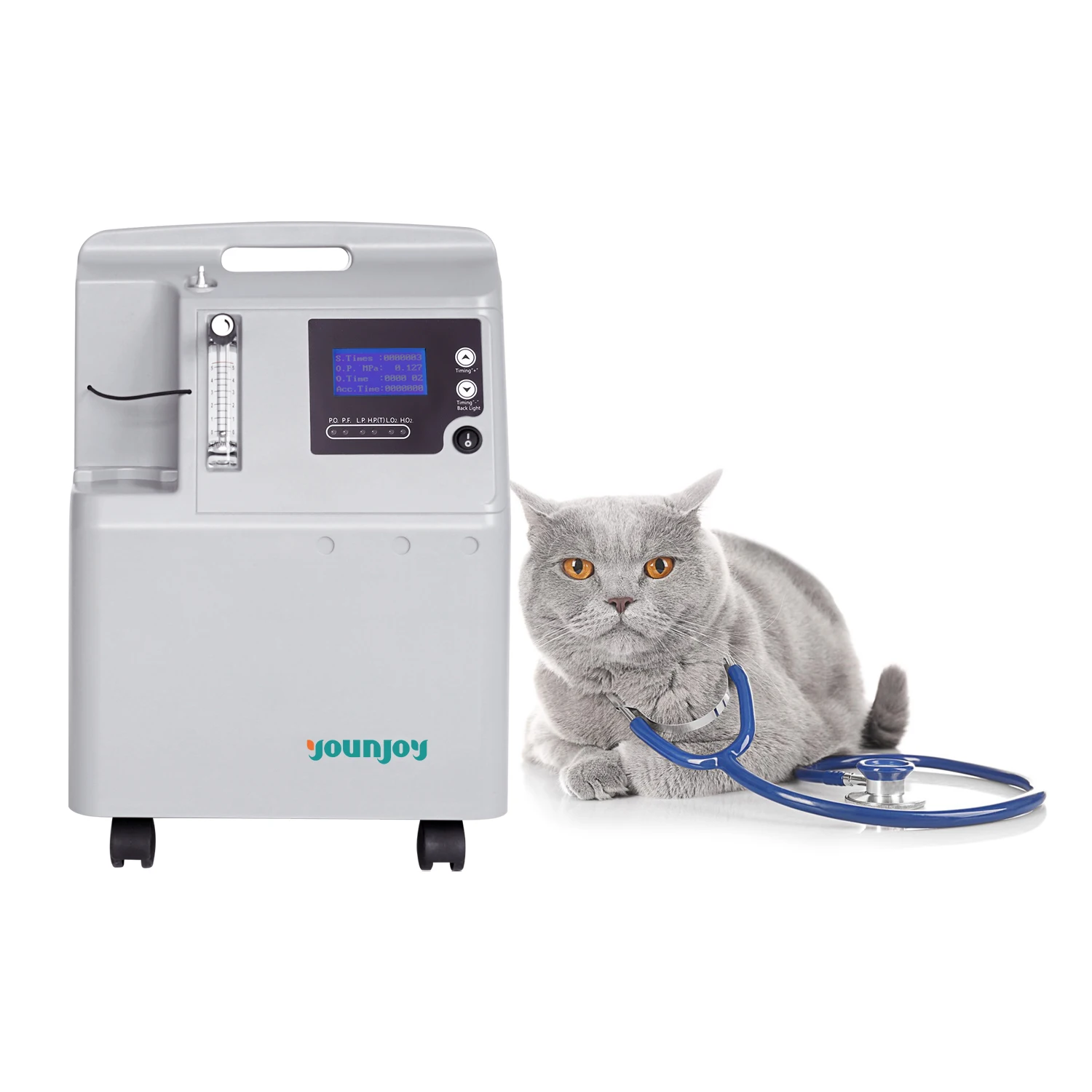 

High Quality Veterinary Equipment Medical Hospital Anesthesia Machine Oxygen Concentrator 5L for Animal Pet Surgery