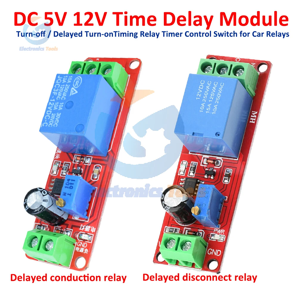 

Реле задержки времени Gaqqee DC 5V 12V