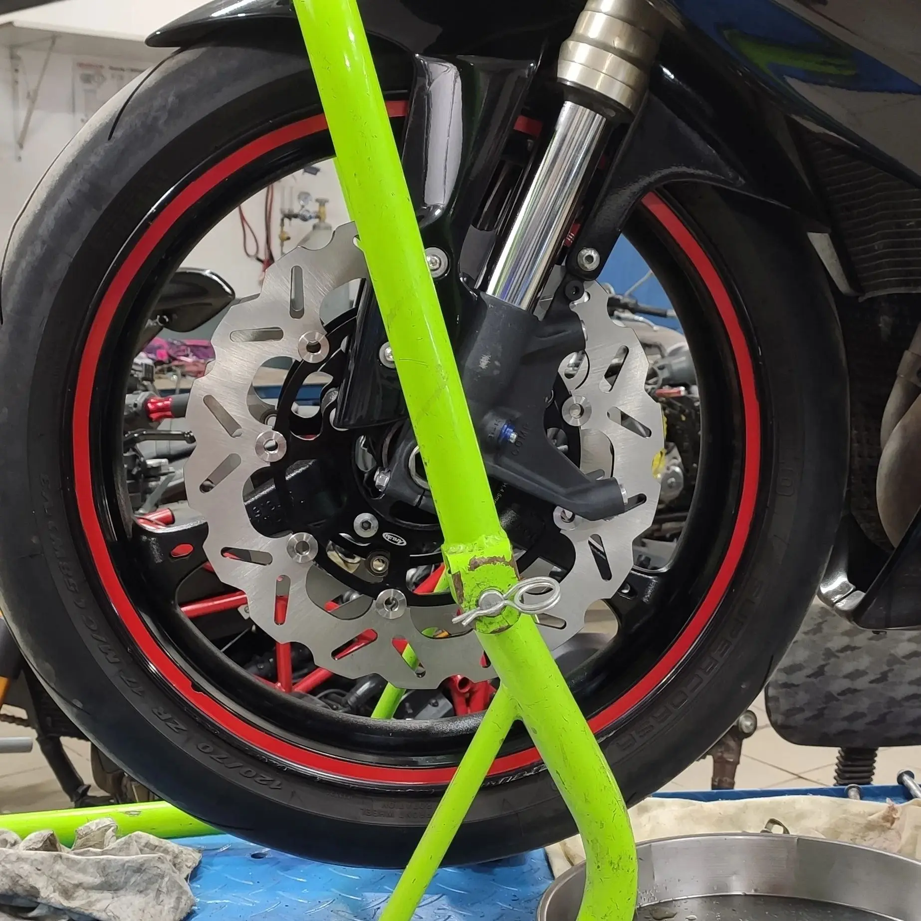 Фото Роторы Arashi GSXR600 GSXR750 GSXR 1000 1 комплект передних и задних тормозных дисков для SUZUKI GSX-R 600 750 2006 2007/GSXR1000 2005-2008 №2
