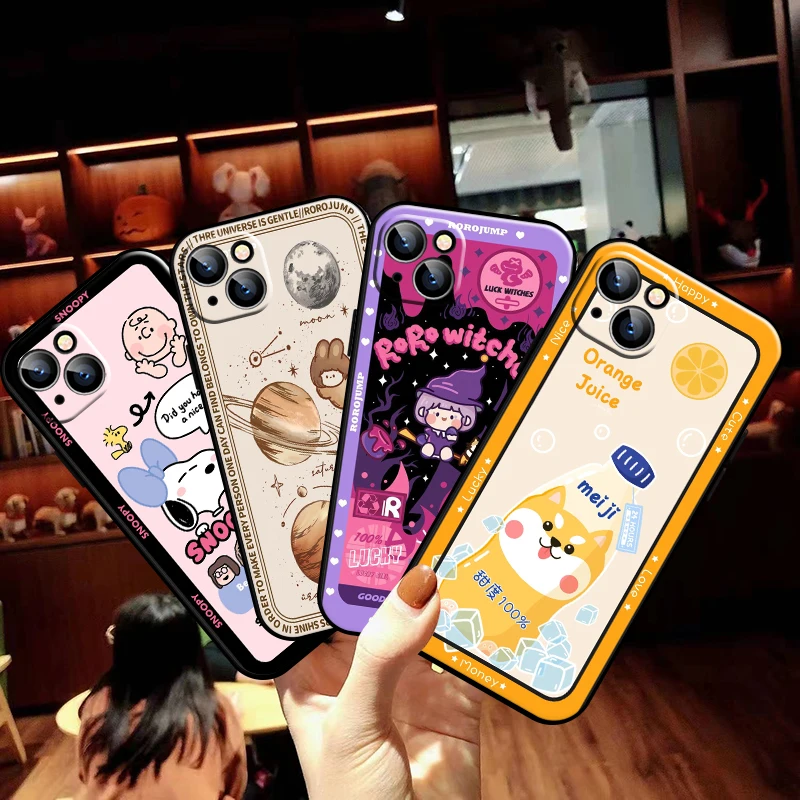 

Cute Cartoon Bear For Apple iPhone 13 12 11 Pro Max 13 12 Mini X XR XS Max SE 5 6 6S 7 8 Plus Phone Case Soft Black