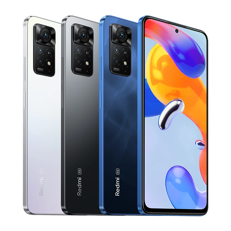 Najtaniej Globalna Wersja Xiaomi Redmi Note 11 Pro 5G Smartphone Snapdragon 695 Octa Core 108MP Kamera 67W Turbo ładowanie 5000mAh Bateria