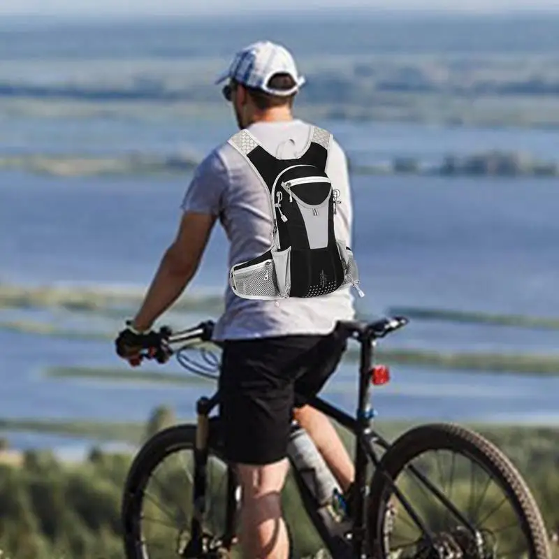 Cycling Backpack 12L Cycling Backpack With Multiple Compartments Lightweight Hiking Camping Ski Running Backpack For Men Women