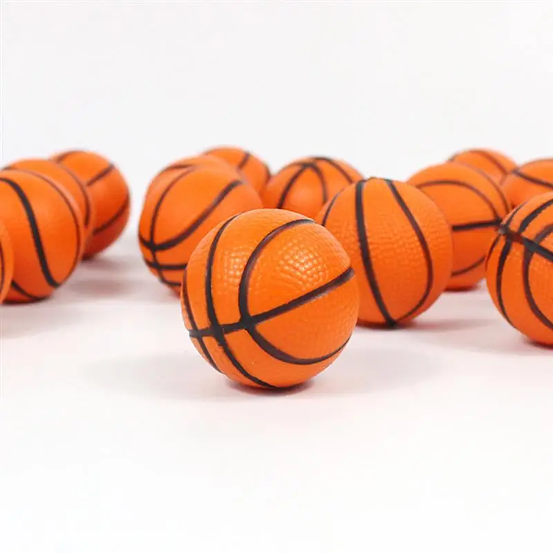 

24Pcs Children Soft mini Basketball Toys Anti stress Relief Ball Soft Foam Rubber squeeze Balls Toys for Children Kids