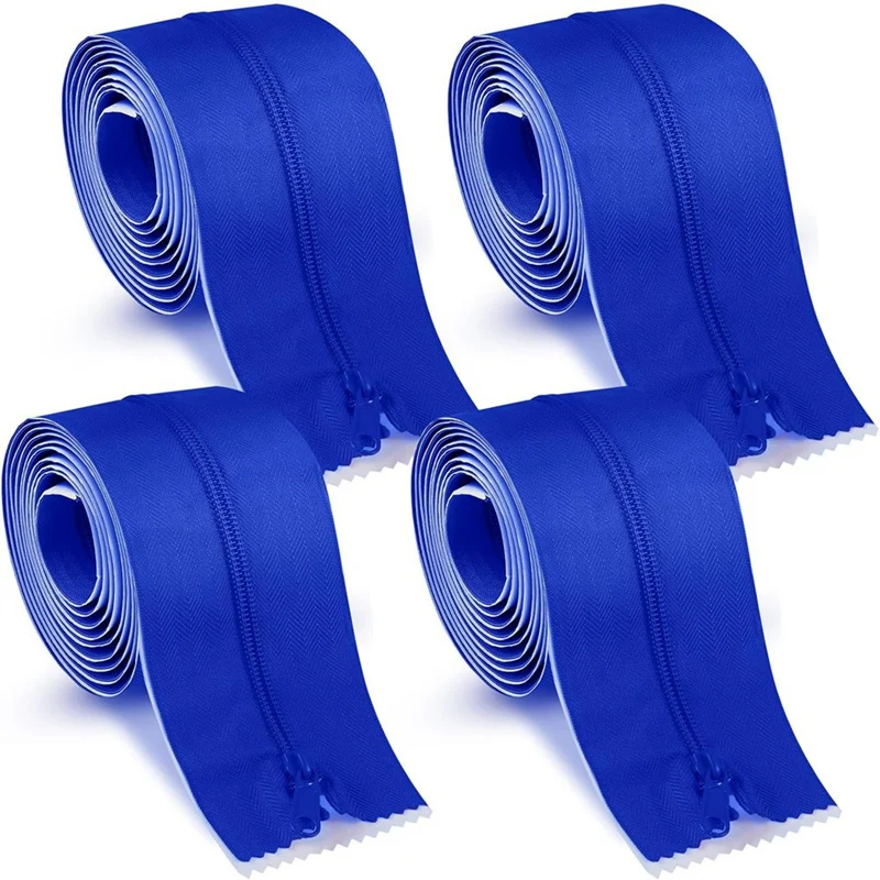 4 рулона Молнии Пылезащитный барьер 7 футов X 3 дюйма Дверь Пылезащитная молния