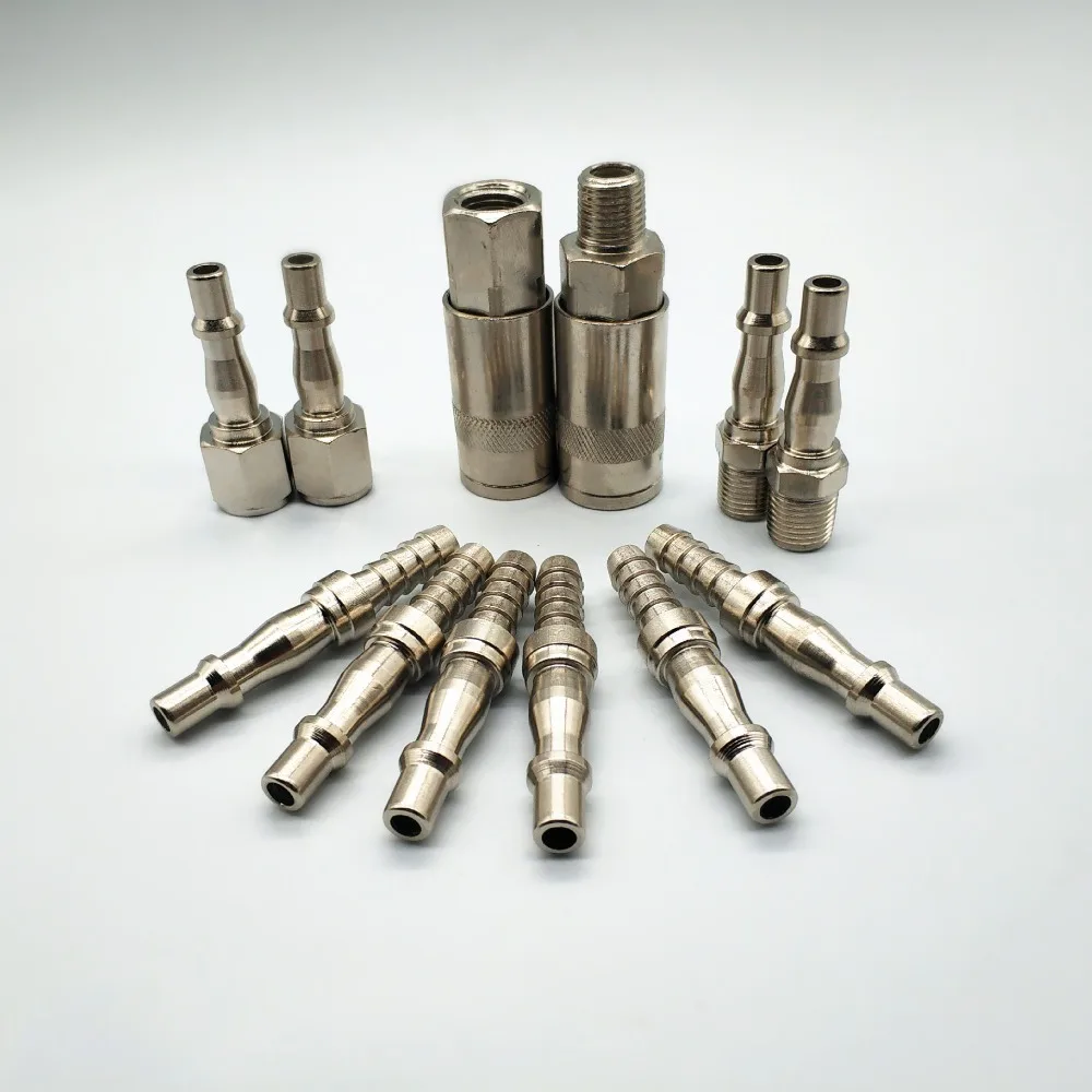 

12Pcs High Quality Quick Release Connector for PCL Vertex Hose Fittings Compressor Connector 1/4" BSP Tool Air Line