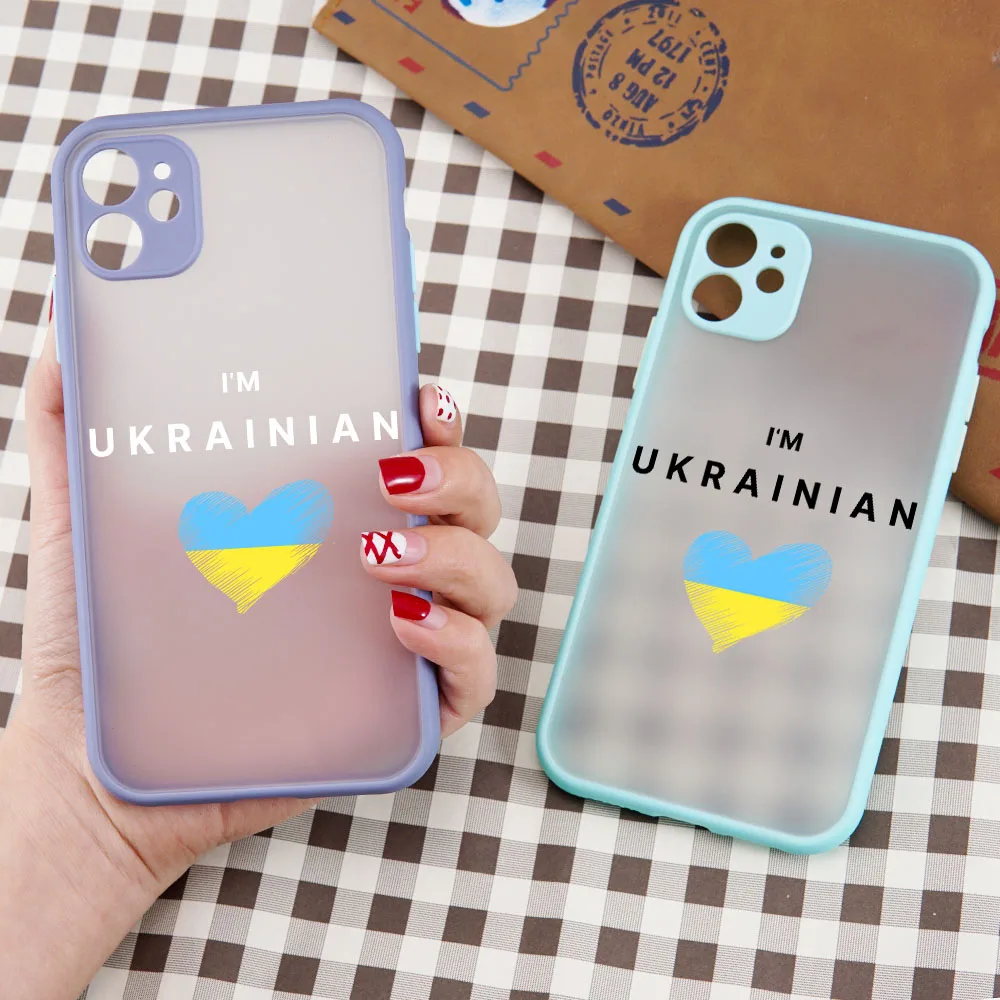 Прозрачный чехол для телефона с рисунком флага Украины, мягкие силиконовые  чехлы для iPhone 13 14 12 11 Pro Max Mini X XR XS Max Plus SE | AliExpress