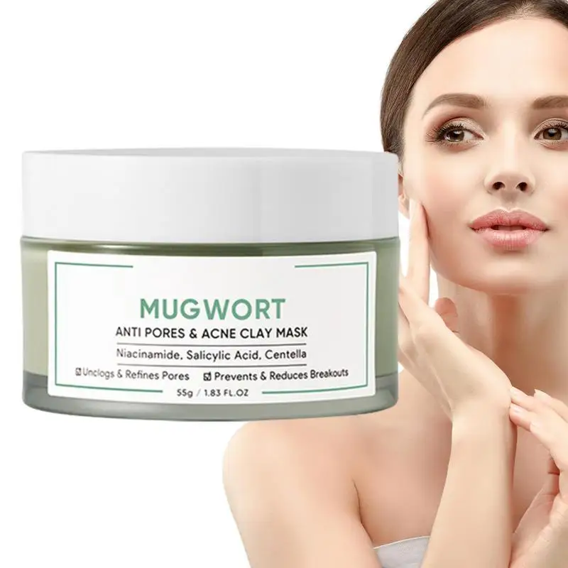 

Purifying Clay Mugwort Oil Control Cleansing Mud For Face Black Heads And Pores Reduce Black Spots And Achieve Radiant Skin