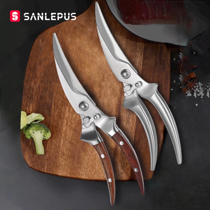 

SANLEPUS Kitchen Accessories Food Scissors Kitchen Knife Gadget For Vegetable Meat Roast Chicken Camping Outdoor Barbecue