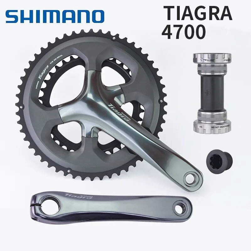 

2022 Himano TIAGRA 4700 52/36T 50/34T Folding Bike Road Bike Sprocket Wheel 170 Axle Bike Crankset Shimano Crankset