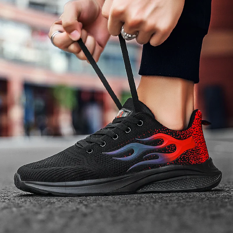 Hot Sale Light Running Shoes Comfortable Casual Men's Sneaker Breathable Non-slip Wear-resistant Outdoor Walking Men Sport Shoes