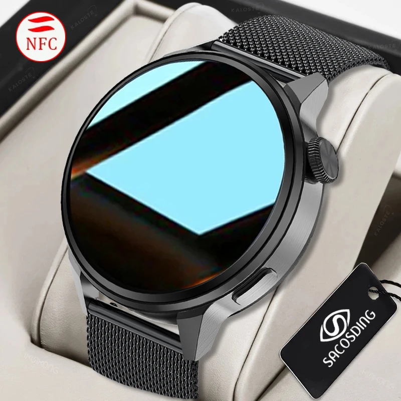 

2022 Смарт-часы с NFC, мужские спортивные часы с GPS-треком, женские умные часы с беспроводной зарядкой и функцией индивидуального звонка, пульсо...