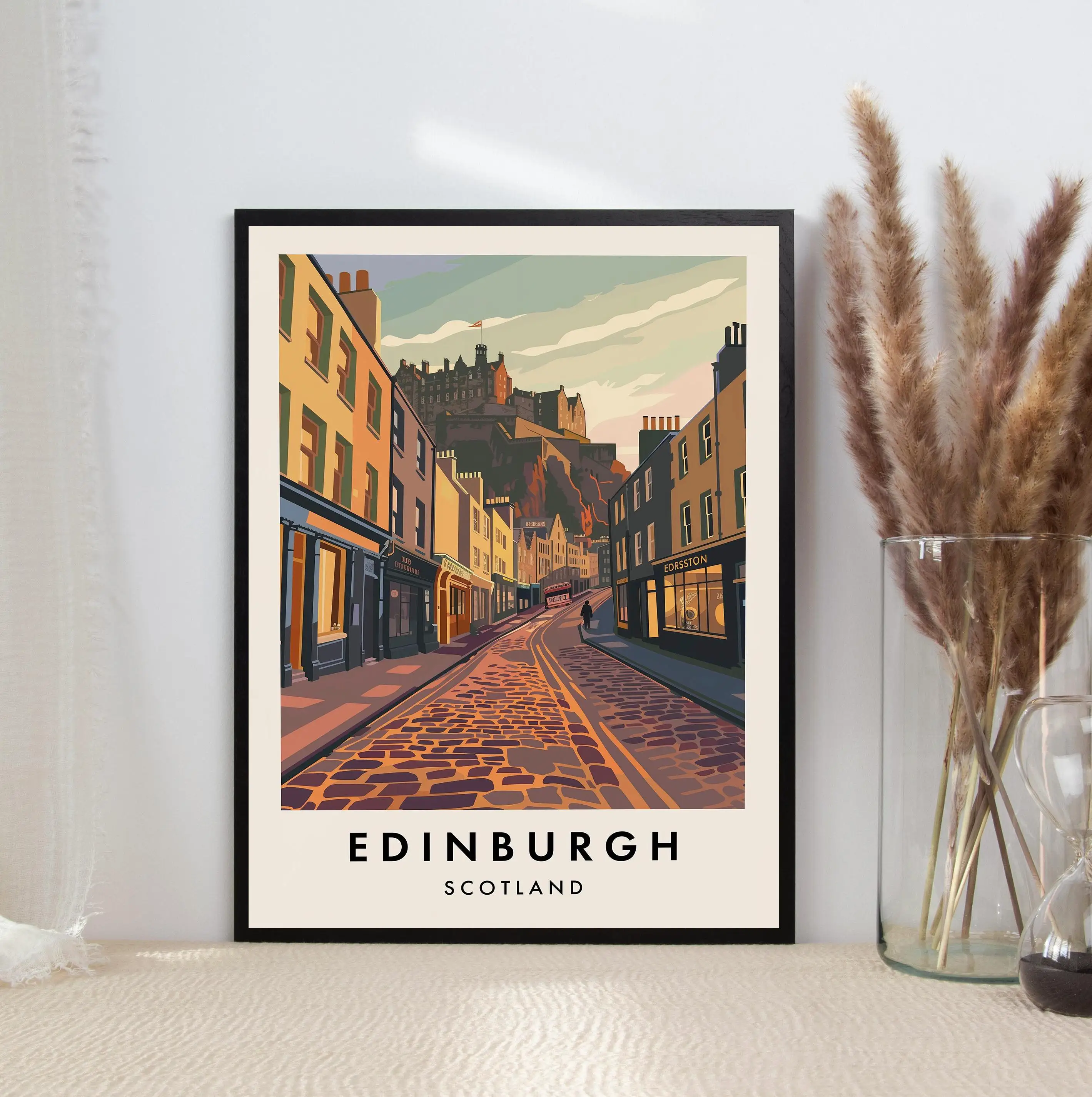 Классический туристический город Эдинбург Рим Милан городская архитектура