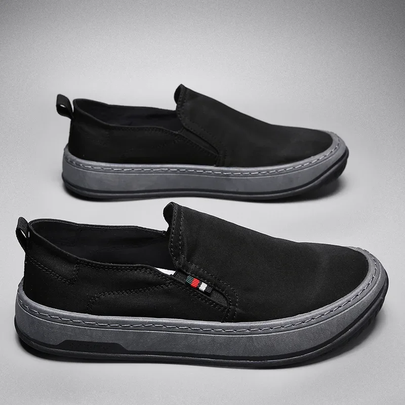 Мужские тканевые туфли Old Beijing Нескользящие для ленивых одношаговые из ледяного