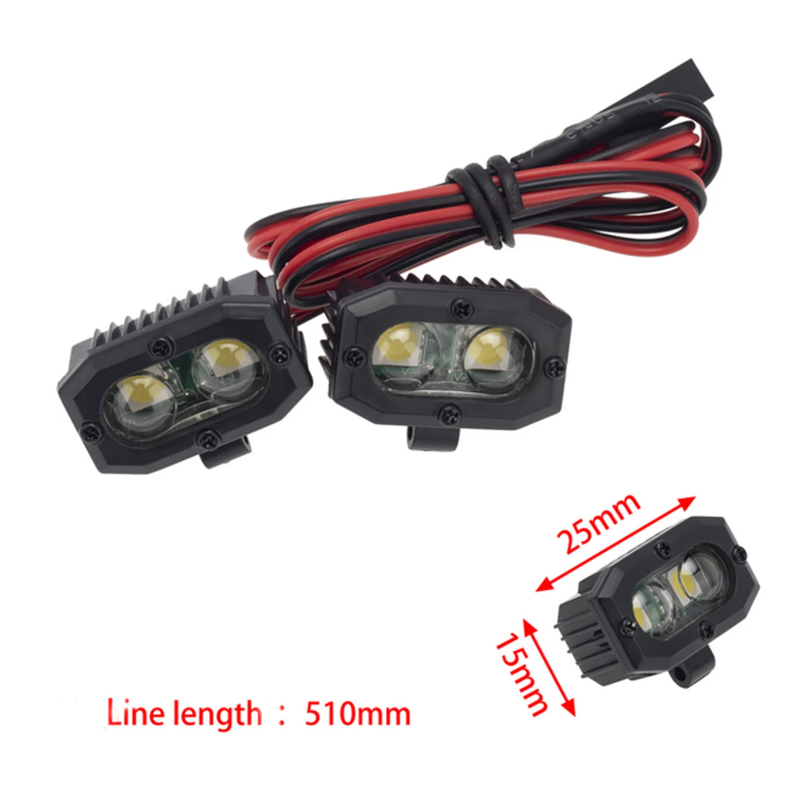 

Универсальный двойной светодиодный светильник 5050, квадратный Точечный светильник, светильник льный бампер с дистанционным управлением дл...