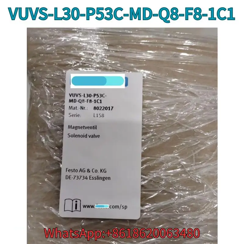 Новый электромагнитный клапан VUVS-L30-P53C-MD-Q8-F8-1C1 8022017 Быстрая доставка