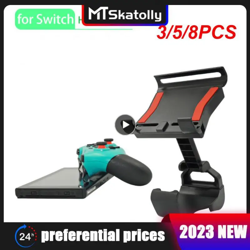 

3/5/8PCS Gamepad Clip Sturdy And Stable For Switch Gamepad Free Your Hands Mount-clip Holder Stand Handle Bracket