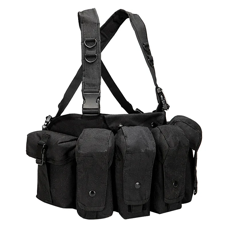 Tactical Vest Airsoft Ammo Chest Rig AK 47 Magazine Carrier Vest Combat Tactical Military Hunting Gear images - 6