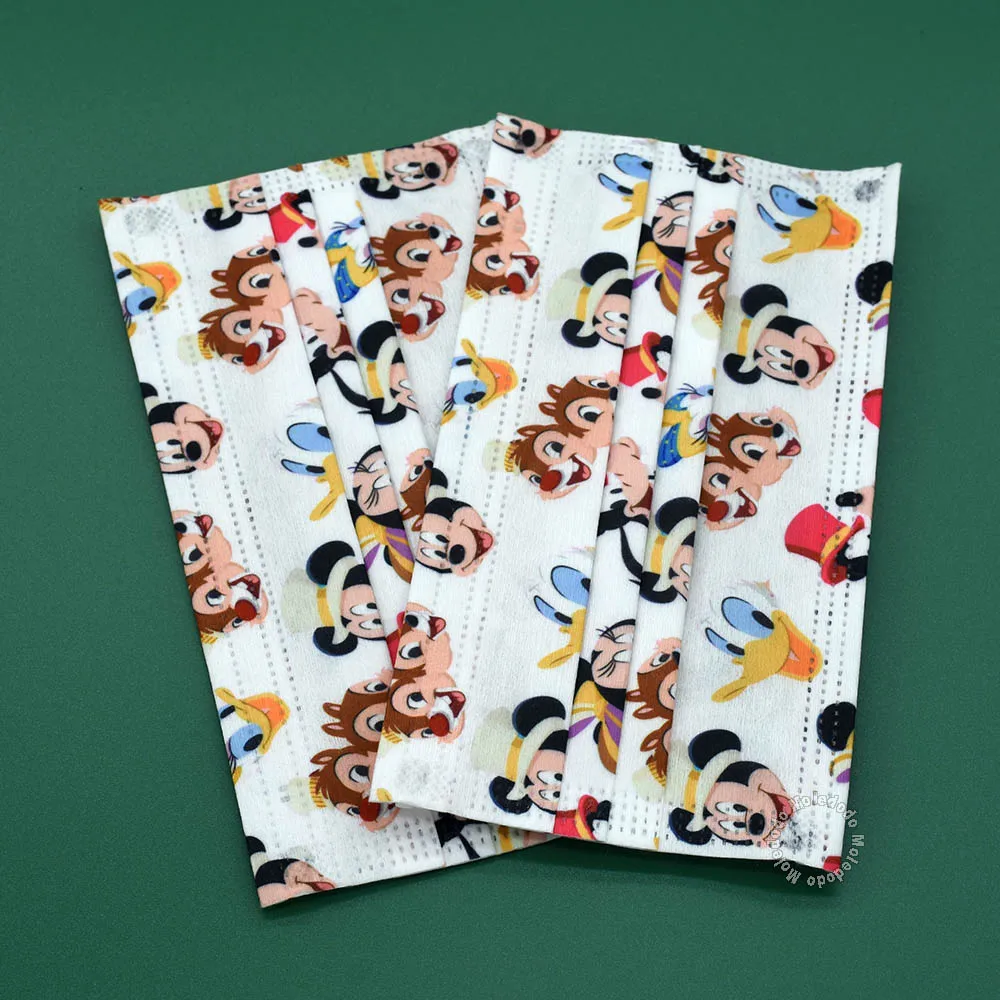 Защитная маска для лица взрослых с мультяшным изображением Микки из Диснея