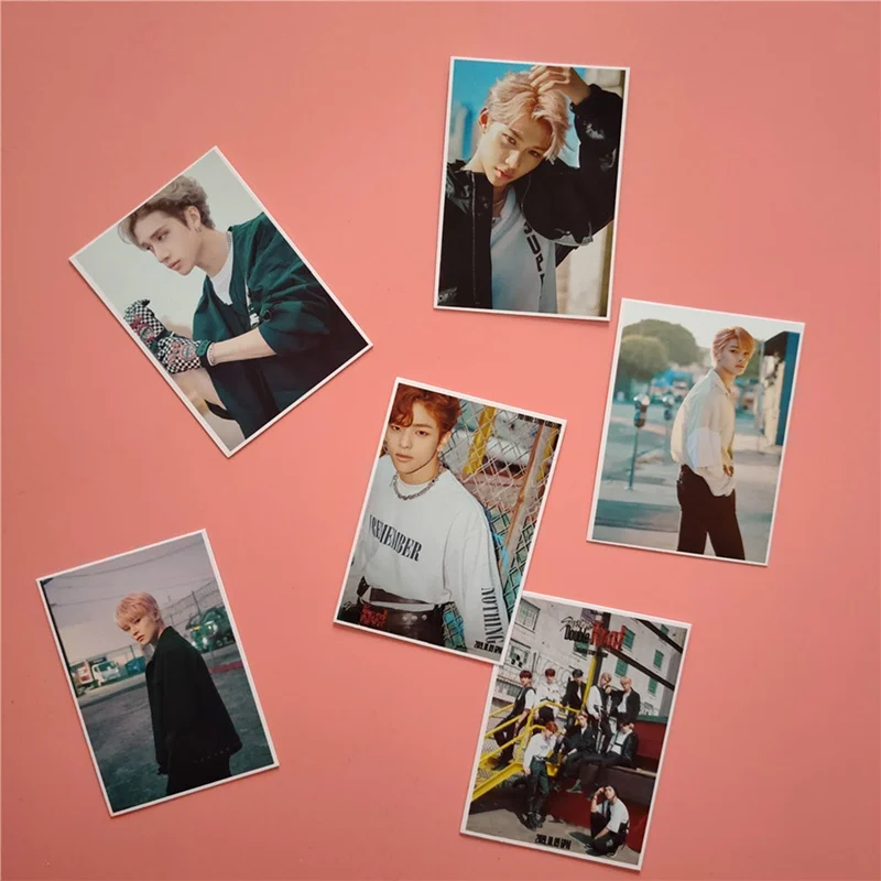 16 шт./компл. Kpop Фотокарточка желтая Мино древесина альбом ЛОМО карточка Новые