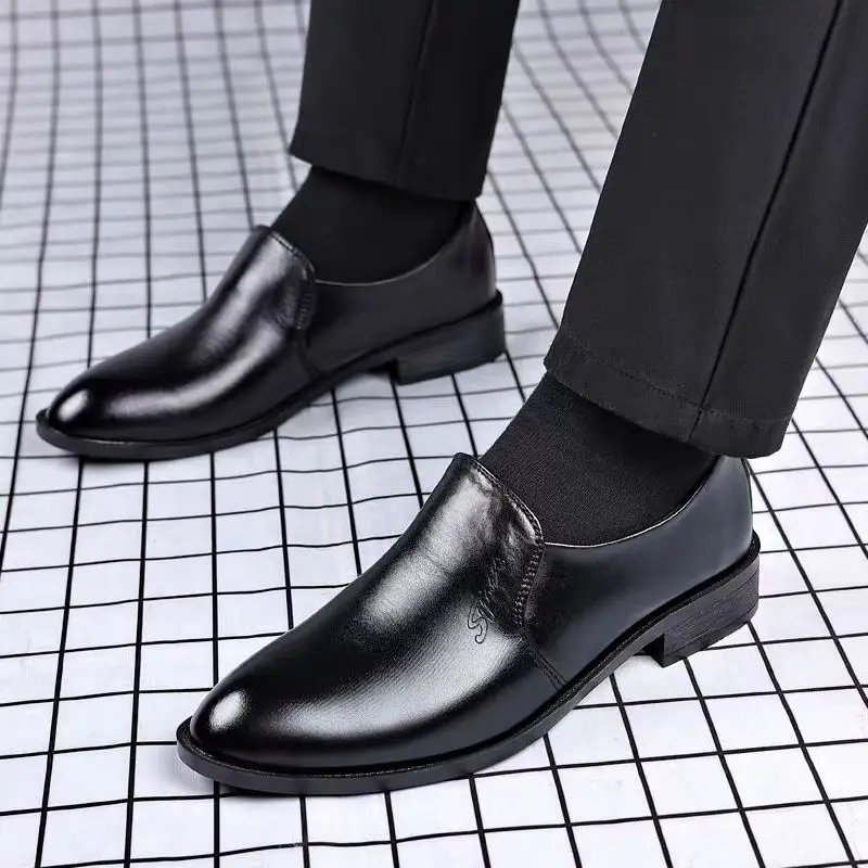 Мужские Роскошные Деловые Оксфорды Классические Модельные Туфли Для Свадебной