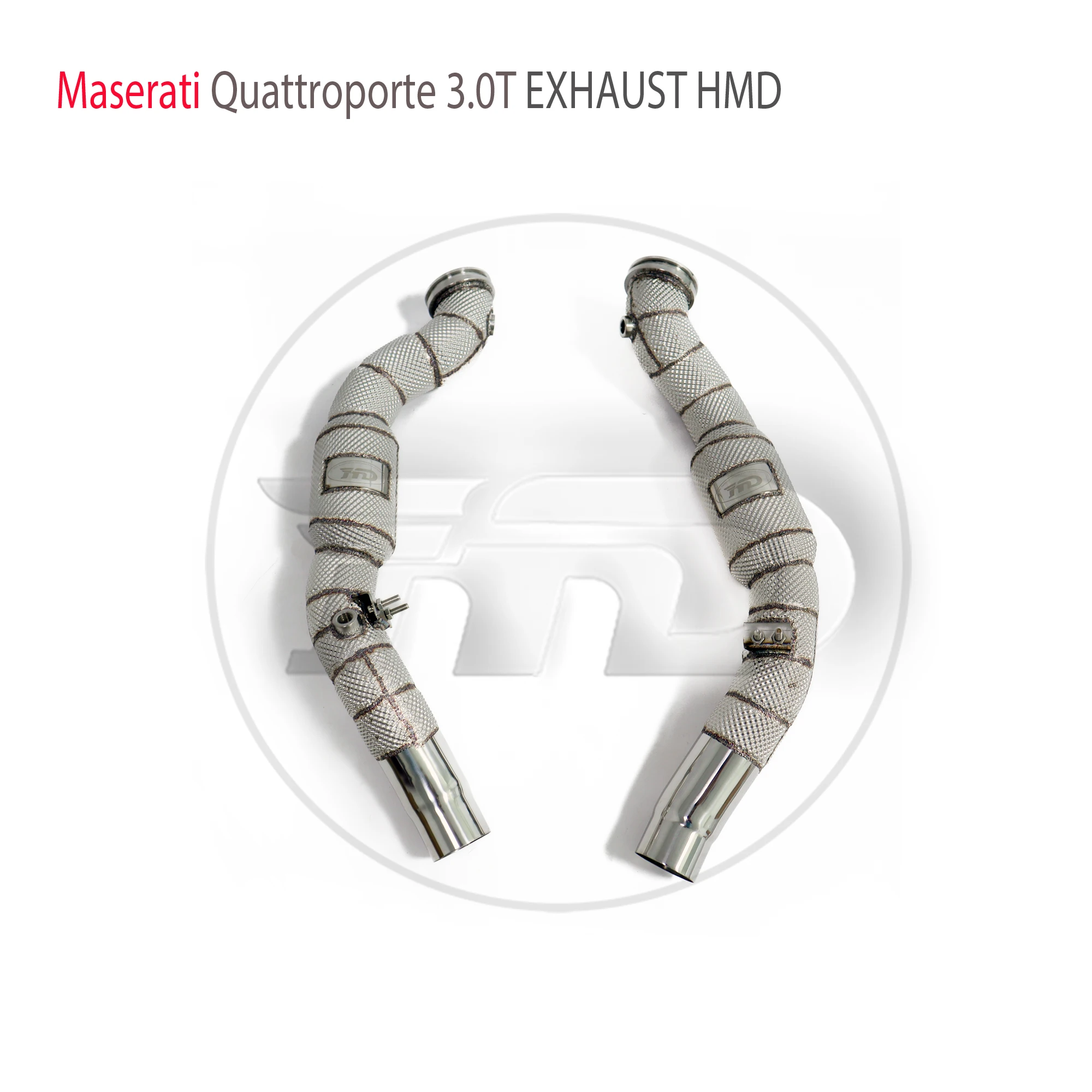 

Выхлопная система HMD, высокопроизводительная потоковая труба для Maserati Quattroporte 3,0 T с каталитическим конвертером