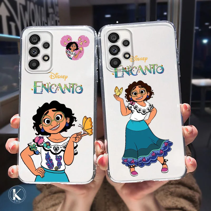 

Disney Encanto Phone Case For Samsung A32 A52 A52S A72 A02 A22 A03 A02S A03S A13 A53 A73 A23 A13 Lite Core Transparent Soft Back