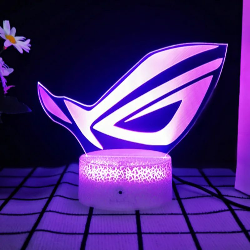 

3D LED Ночник GAMER Для Декора Игровой Комнаты, Милый Светильник Для Спальни С Логотипом Игры, Персонализированный Подарок