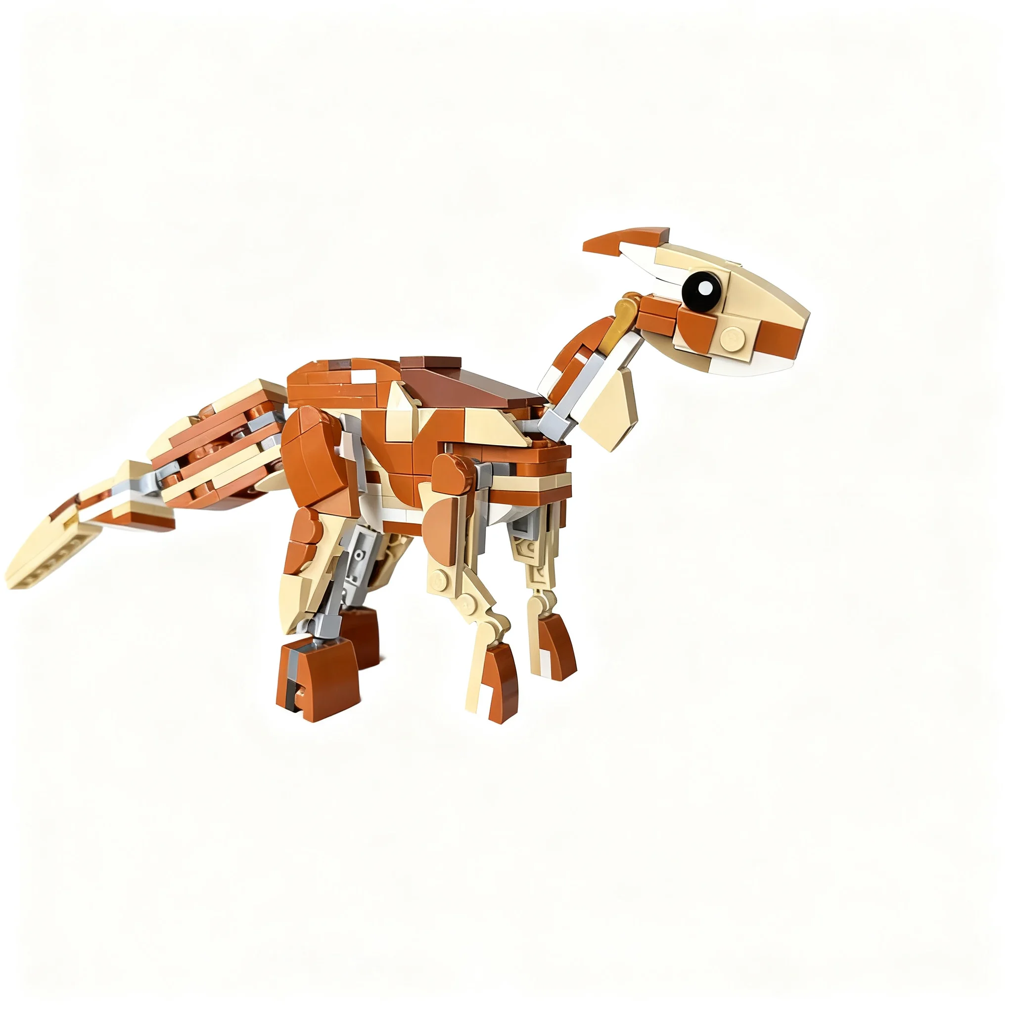 Фото 219 деталей MOC Паразауролофус Creator Creator 3-в-1 Модель-игрушка Конструктор Строительные блоки Рождественский подарок Обучающий декоративный набор №2